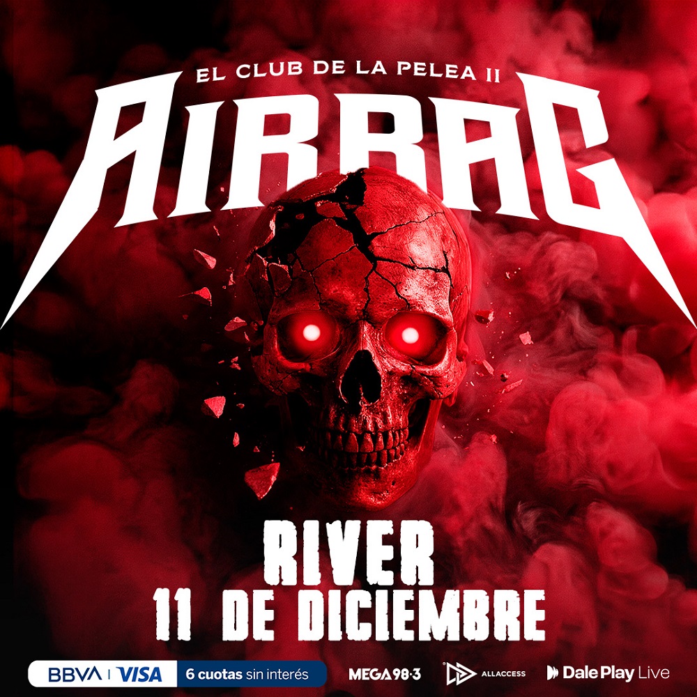 Airbag cierra el año en Buenos Aires con su sexto River