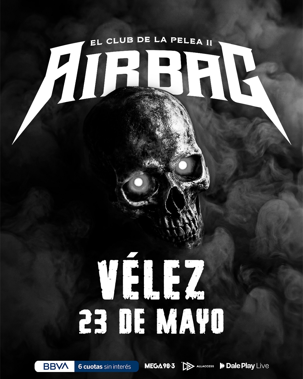 Airbag da comienzo a su Gira "El Club de la Pelea II" en el Estadio Vélez