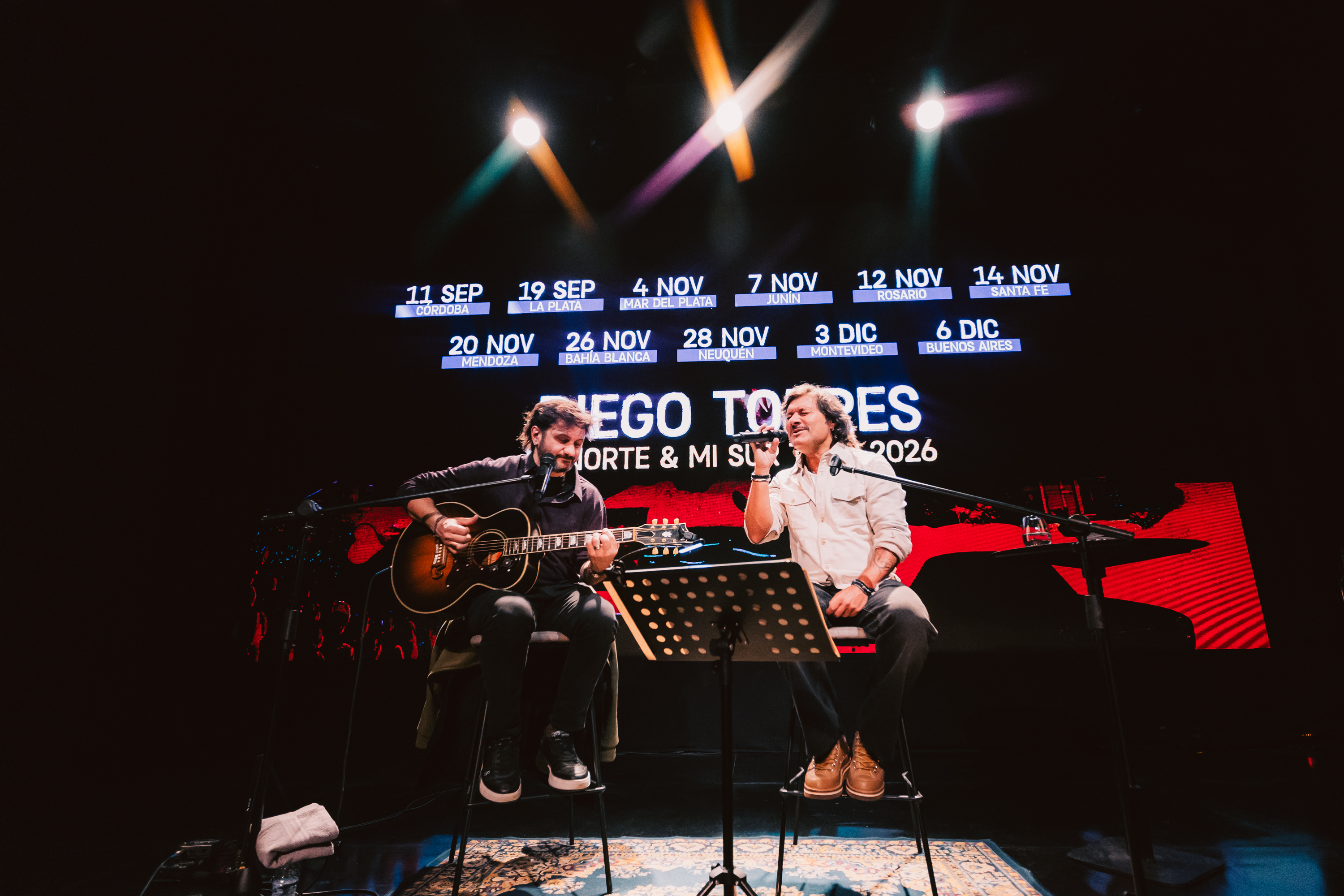 Diego Torres lleva su "Mi Norte y Mi Sur Tour" por Argentina y cerrará en Buenos Aires