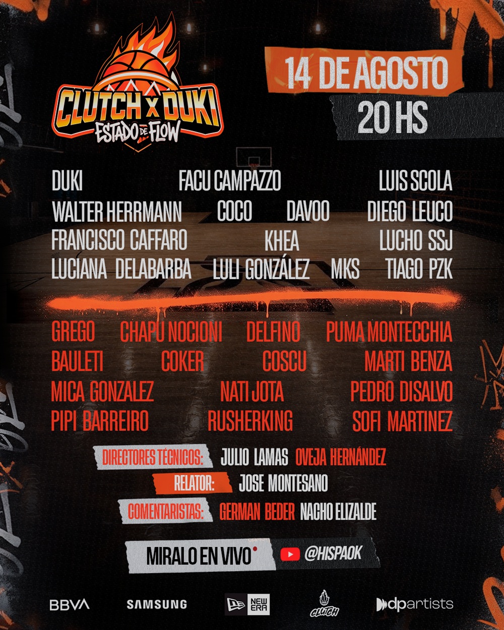 Duki inaugura junto a Clutch su nueva casa: una cancha de básquet
