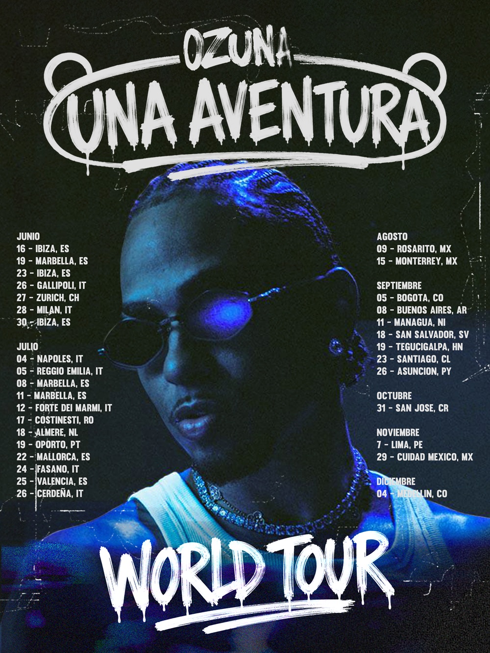 Ozuna anunció su World Tour que lo traerá a Argentina