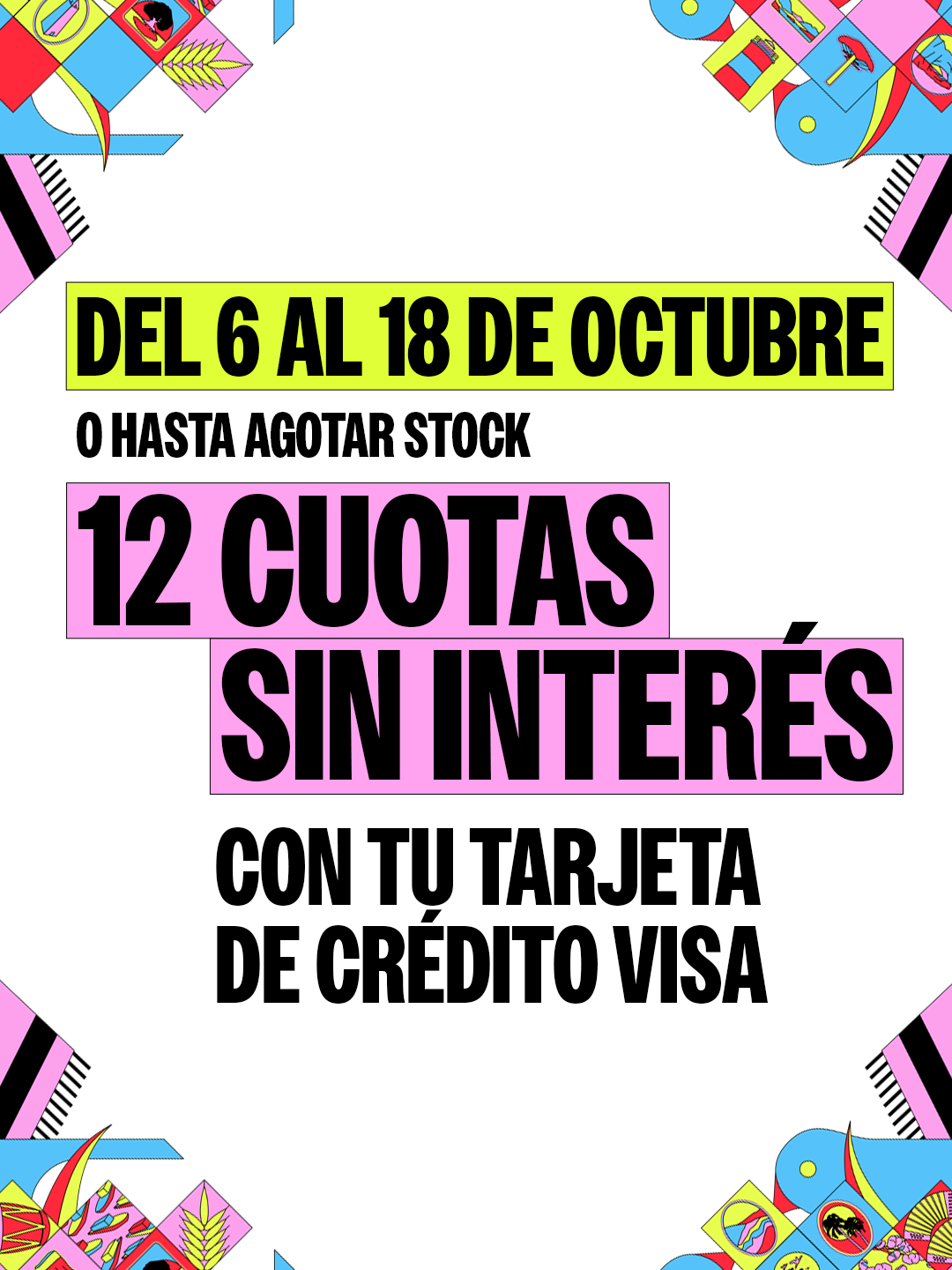 República Folklore: disfrutá de 12 cuotas sin interés con tu tarjeta de crédito Visa