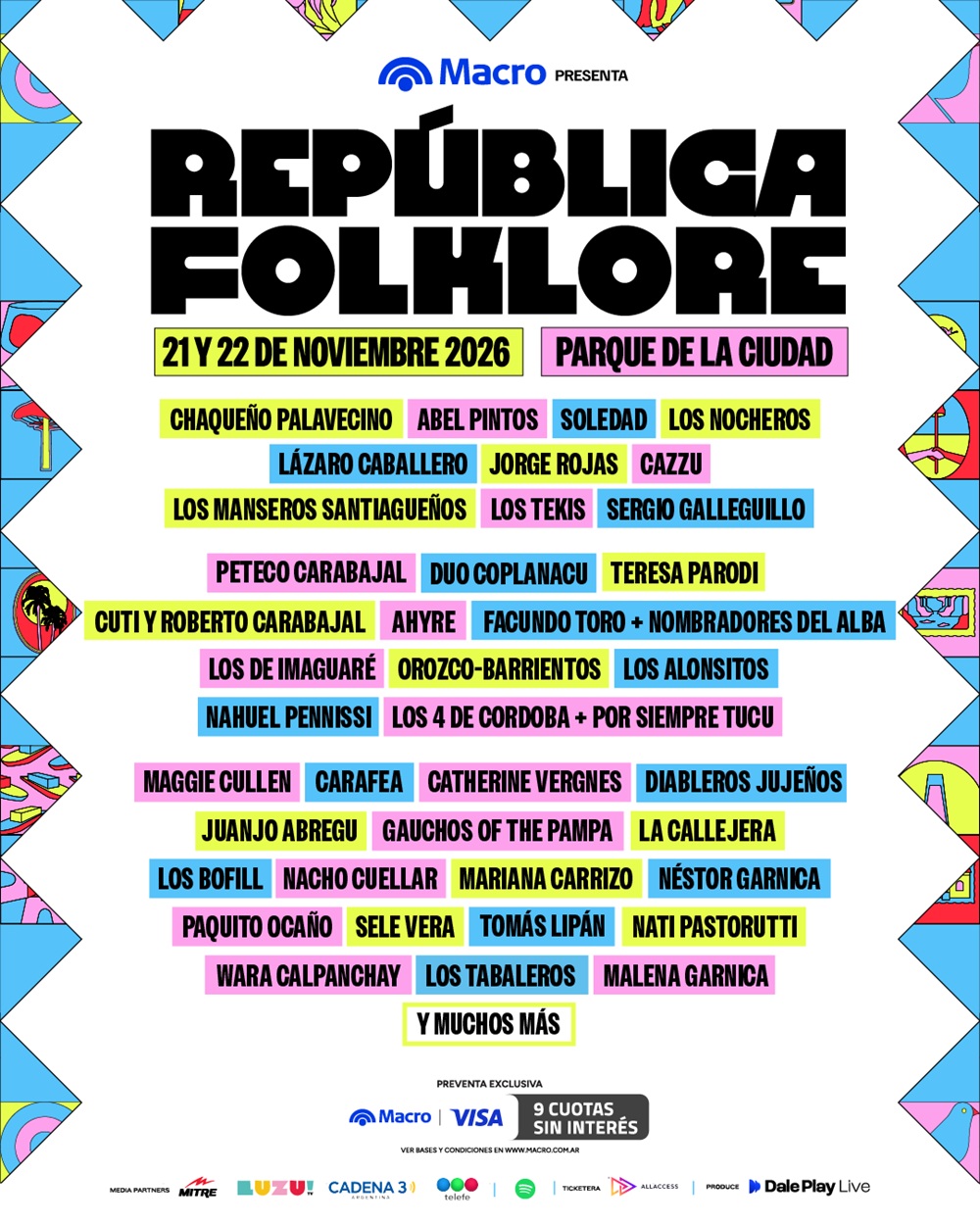 República Folklore: El primer gran festival de folklore en la Ciudad de Buenos Aires anuncia su grilla artística