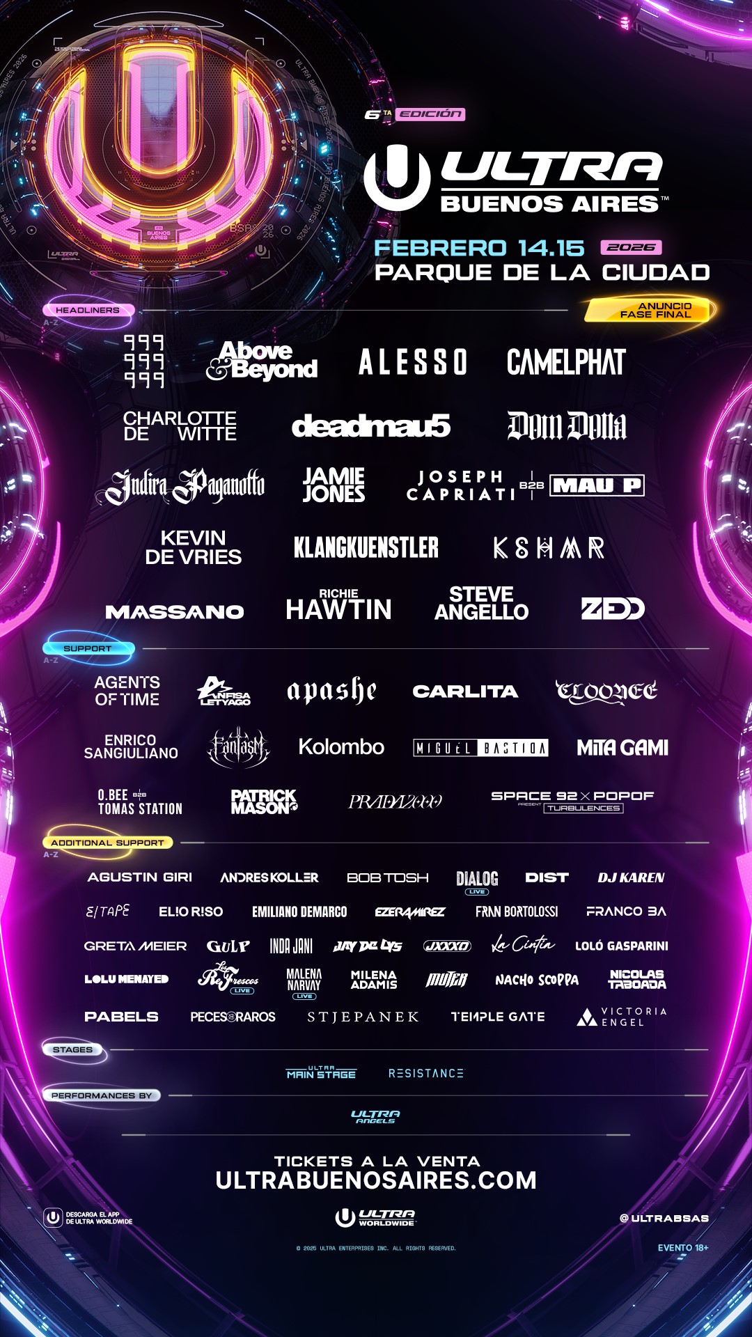 line up final
