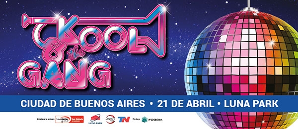 KOOL & THE GANG regresa a la Argentina luego de 24 años, al Estadio Luna Park! Entradas a la venta!
