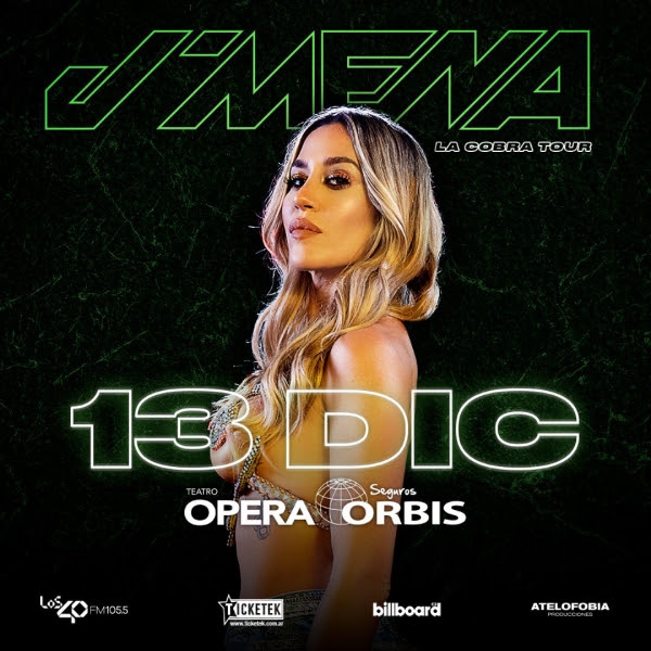j mena anunció su segundo show en Buenos Aires: 13 de Diciembre, Teatro Ópera!