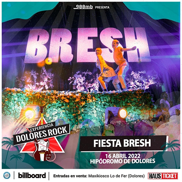 La Bresh llega a Experiencia Dolores Rock: 16 de abril, Hipodromo de Dolores!